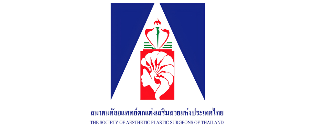 Logo ThSAPs - Society of Aesthetic Plastic Surgeons of Thailand - สมาคมศัลยแพทย์ตกแต่งเสริมสวยแห่งประเทศ สศส. 2528 Horizontal